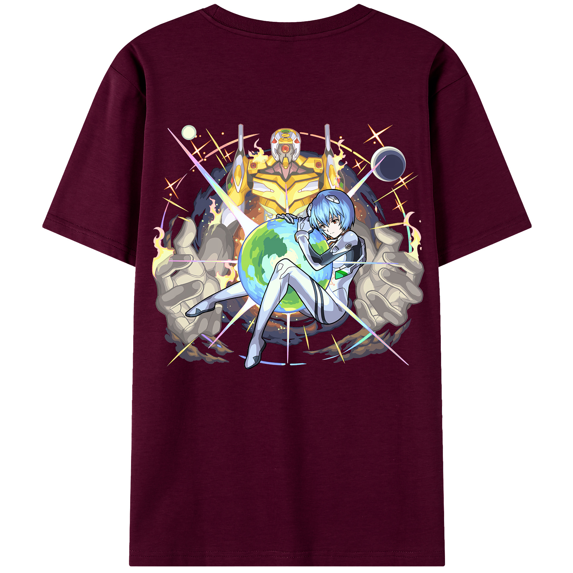 （画像用） EVA 新世紀エヴァンゲリオン レディース半袖Tシャツ(バックプリント)